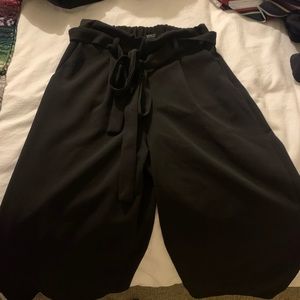 Black trouser pants